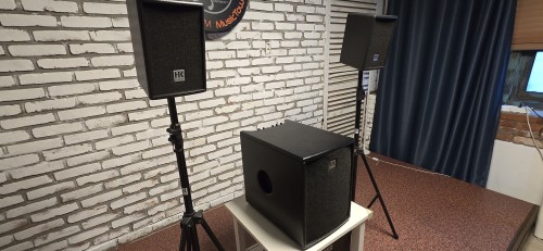 프로페셔널 스피커 세트 HK 루카스 엠프 스피커 세트